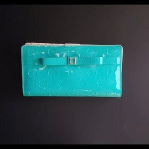 Mint Green Camellia street Wallet